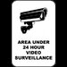 Area Under 24 Hour Surveillance